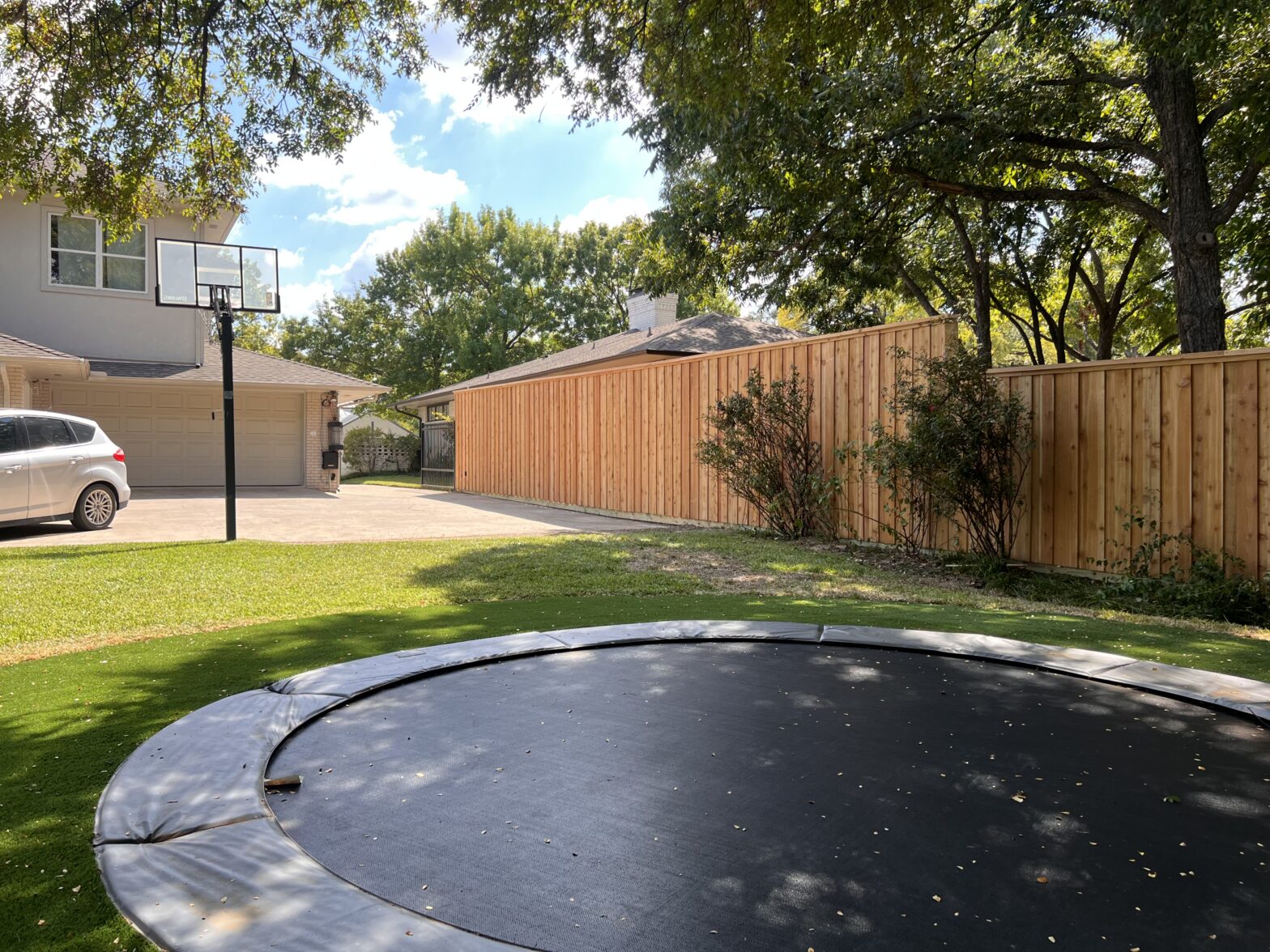 Photo of wood privacy fence