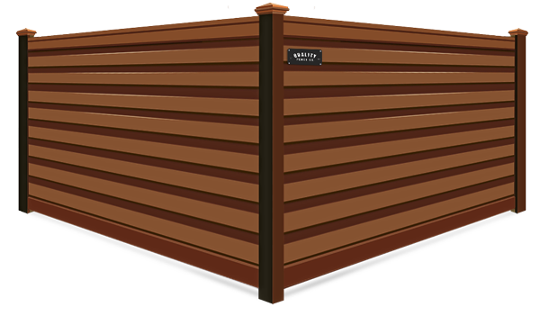 Saddle Horizontal Trex composite fence contractor in Dallas-Fort Worth Metroplex
