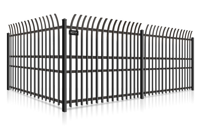 Commercial Ornamental Iron fence installation for the Dallas-Fort Worth Metroplex area.
