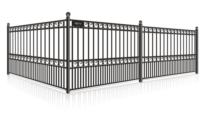Residential Wrought Iron fence installation for the Dallas-Fort Worth Metroplex area.