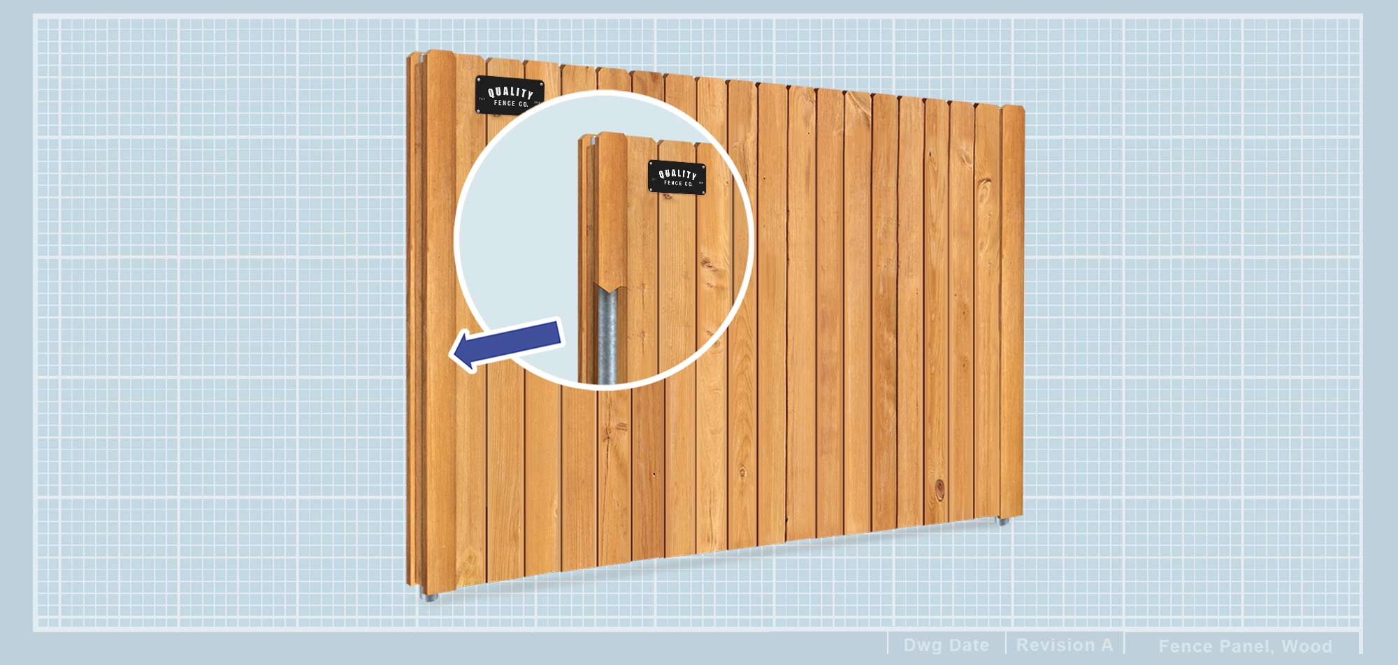 Dallas-Fort Worth Metroplex Wood fence  Hidden Post Option installation company