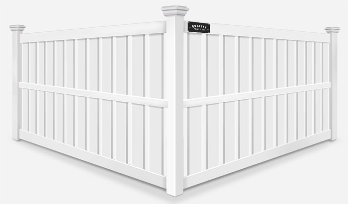 Semi-privacy vinyl fence contractor in Dallas-Fort Worth Metroplex