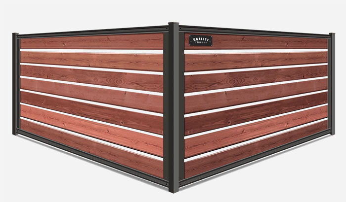 FenceTrac Semi-Privacy Wood Infill Fence Contractor in Dallas-Fort Worth Metroplex