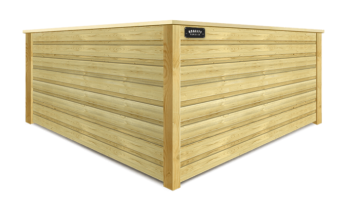 Horizontal Board On Board wood fence company in Dallas-Fort Worth Metroplex