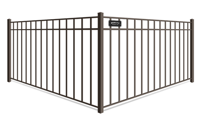 3 Rail wrought iron fence company in Dallas-Fort Worth Metroplex