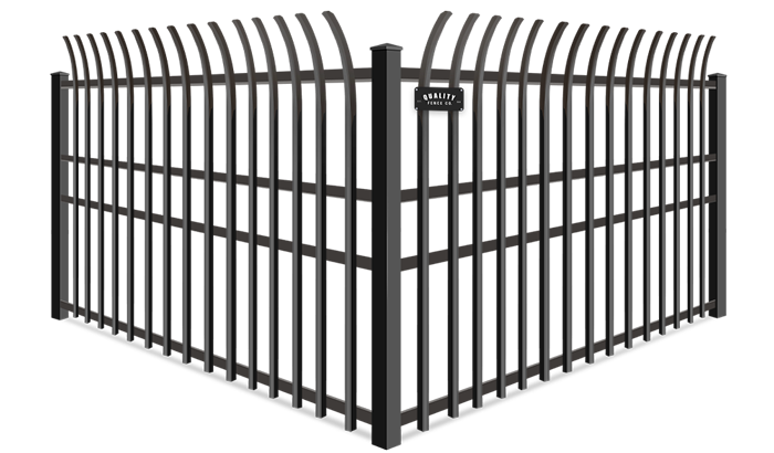 High Security Flat Top Pickets wrought iron fence company in Dallas-Fort Worth Metroplex