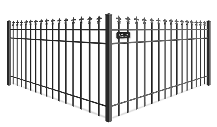 Fleur De Lis Finial wrought iron fence company in Dallas-Fort Worth Metroplex