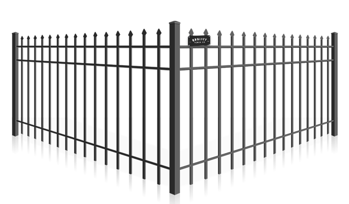 Pressed Point wrought iron fence company in Dallas-Fort Worth Metroplex