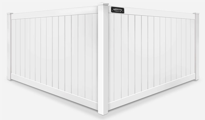 Vinyl privacy fencing in Dallas Texas