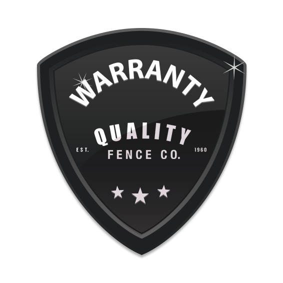 Quality Fence Warranty badge