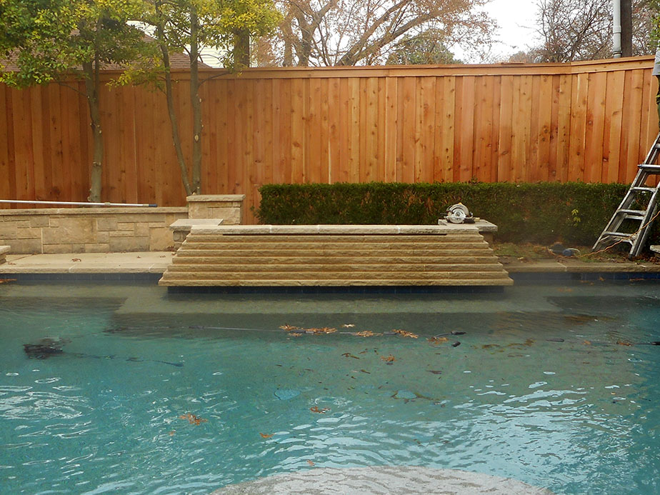 Pool Fence Example in Carrollton Texas
